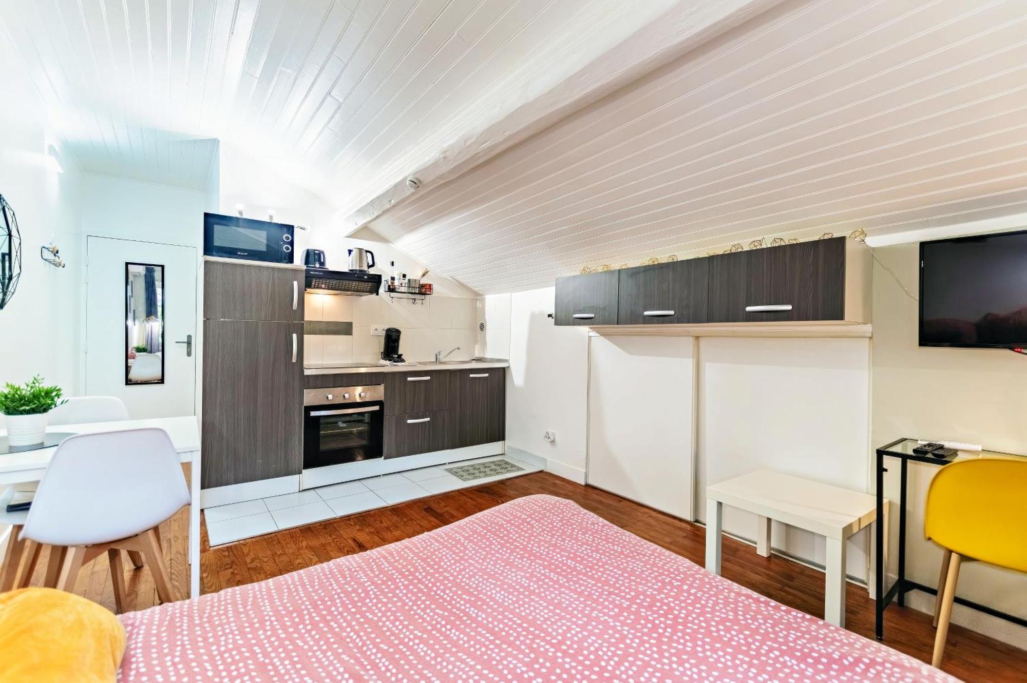 Charmant Studio Cosy Climatise Et Parking Securise A Proximite Du Centre Ville De Lyon Exterior photo